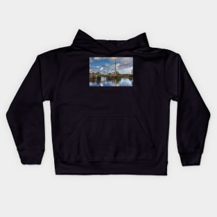 Footbridge Over The Thames At Reading Kids Hoodie